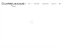 Tablet Screenshot of duntryleague.com.au